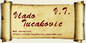 Vlado Tucaković vizit kartica